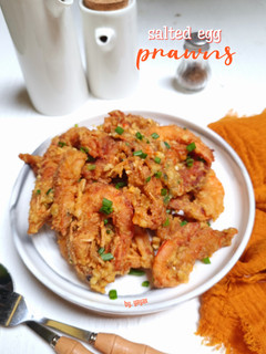 Foto resep Udang saos telur asin