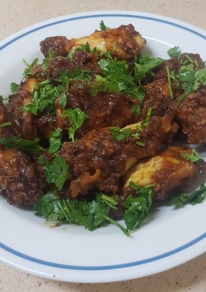 A picture of Chicken wings roast.