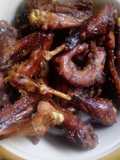 Fried Guinea fowl