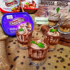 A picture of 3 Layered Mousse Shots.