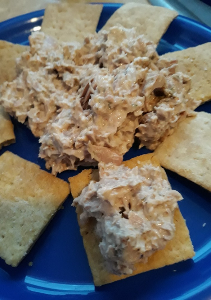 A picture of Snack Cracker and Dip.
