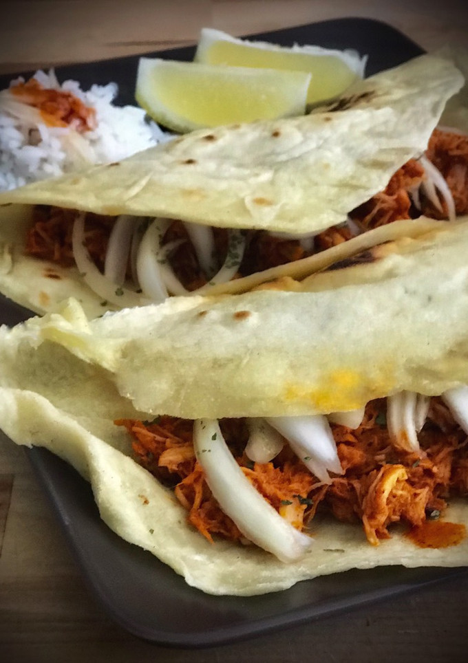 Una foto de Cochinita pibil casera