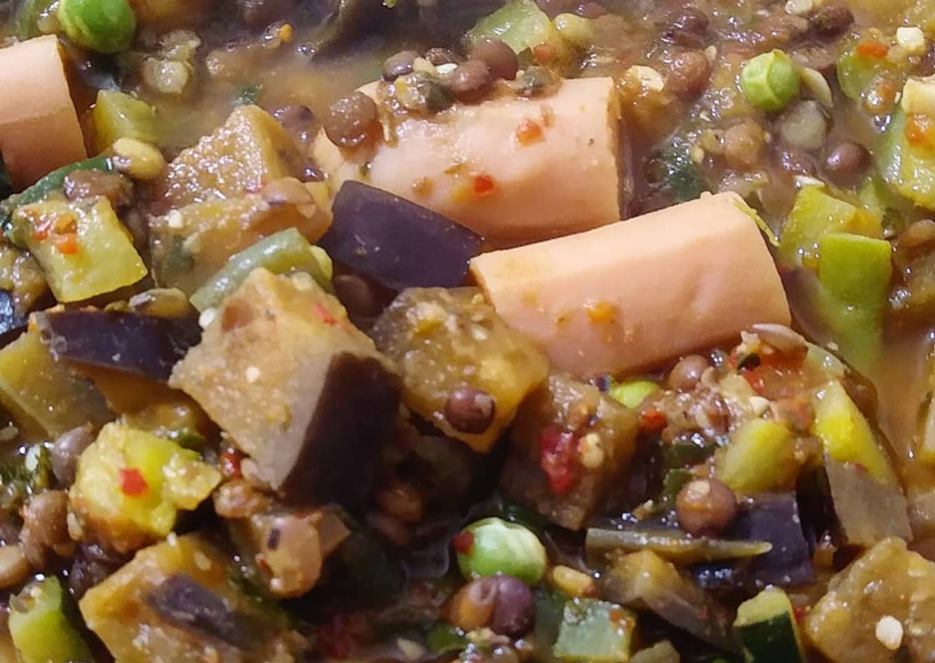 Guiso de lentejas puros vegetales!😁