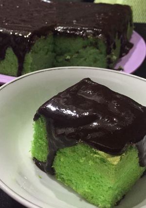 Foto resep Bolu Pandan Coklat Manado