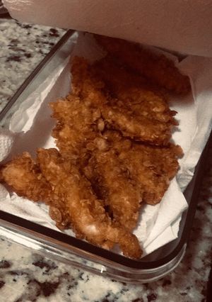 Una foto de Chicken fingers