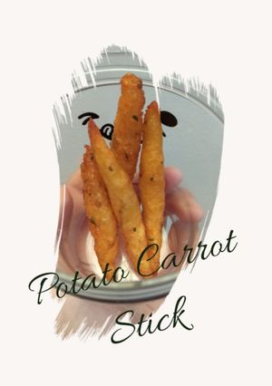Foto resep Potato Carrot Stick MPASI 9+