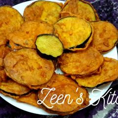 A picture of Eggplant Fritters.