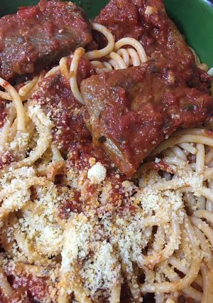 Una foto de Fideos con estofado