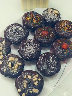 صورة لوصفة كب كيك الشوكولاتة 😍🎂