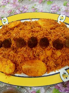 عکسی از دستور لوبیا پلو