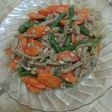 Tumis wortel buncis bakso