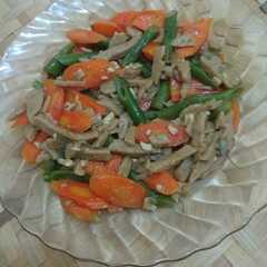 Foto resep Tumis wortel buncis bakso