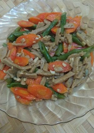 Foto resep Tumis wortel buncis bakso