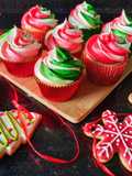 Cupcakes navideños 🎄🎅