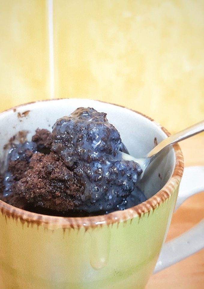 Una foto de Mug cake de oreo