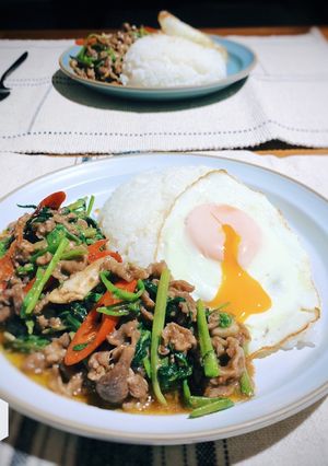 沙茶炒羊肉空心菜 的食譜成品照片