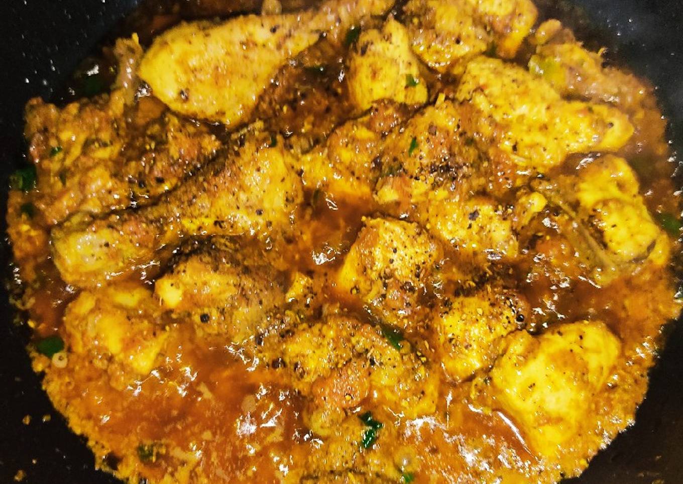 Chicken Black Pepper Karahi