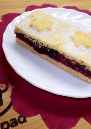 Szilvazselés omlós pite recept fotója