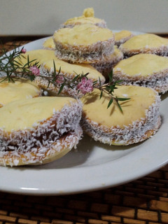 Una foto de Alfajores de Maicena sin gluten