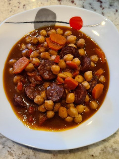 Una foto de Garbanzos con chorizo