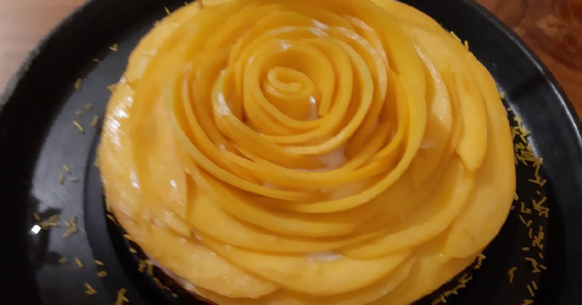 Eggless Mango Cream Cake Recipe – Gayathri's Cook Spot