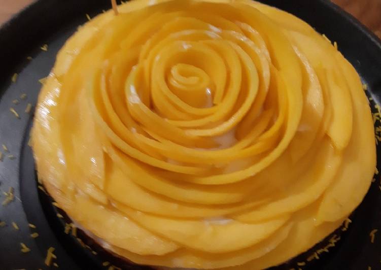 Mango Rose cake
