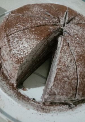Foto resep Mile crepes chocolate