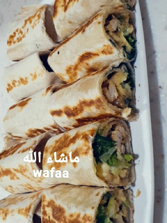 صورة لوصفة 9- شاورما دجاج بخبز التورتيلا المنزلي