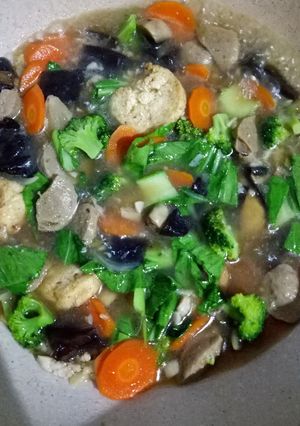 Foto resep Sapo Tahu Ayam Bakso