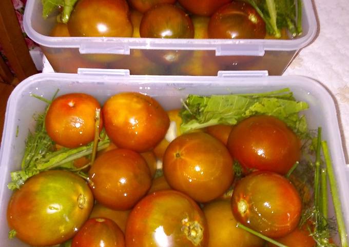 Самые вкусные маринованные помидоры на зиму — простой пошаговый рецепт с фото
