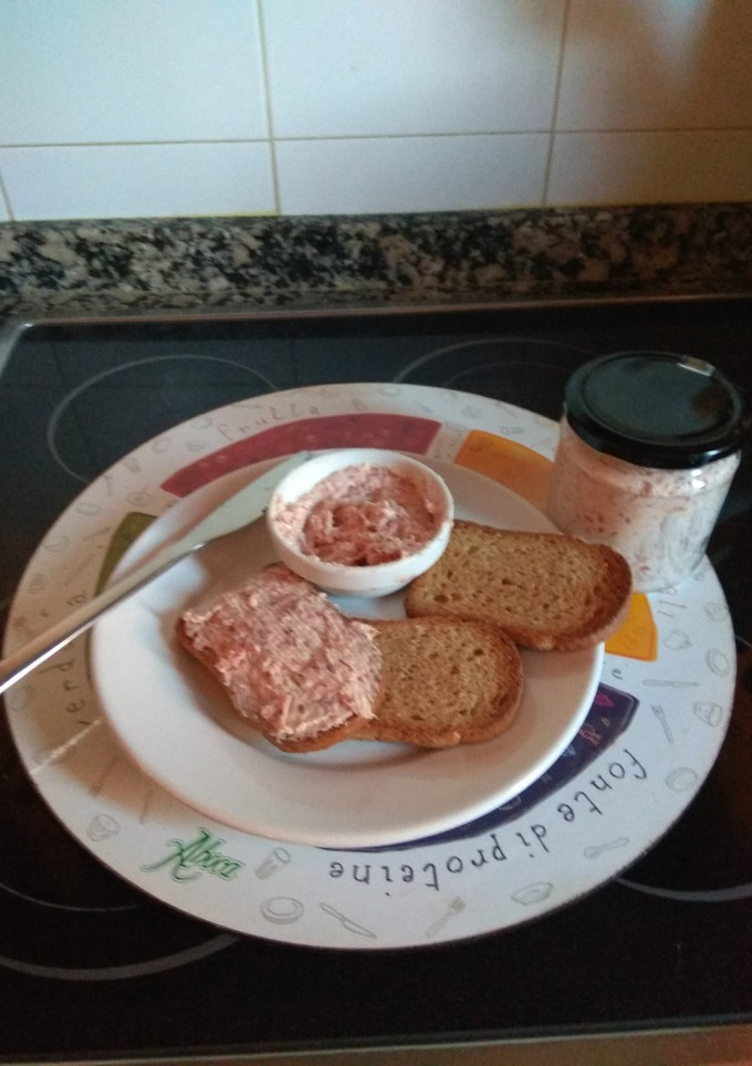 Una foto de Paté de jamón y queso light