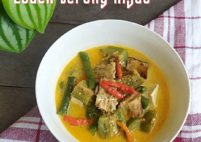 Resep Lodeh terung hijau Resep Lodeh terung hijau