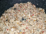 Arroz con calabacín y atún