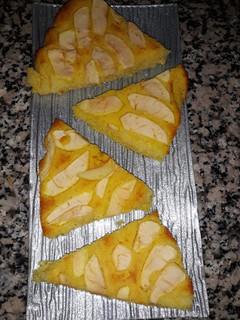 صورة لوصفة بسبوسة بالتفاح 😋😋