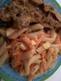 Marinera de merluza despinada rebozada con semillas y ensalada primavera!