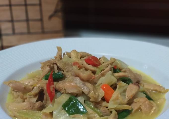 Ternyata begini loh! Resep enak membuat #23. Tongseng Ayam Kuning dijamin sesuai selera