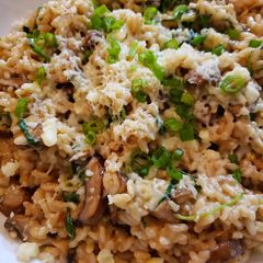 A picture of "French Onion Soup" Risotto.