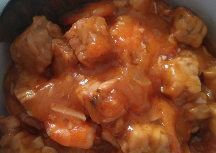 Resep Udang tempe asam pedas yang Menggugah Selera