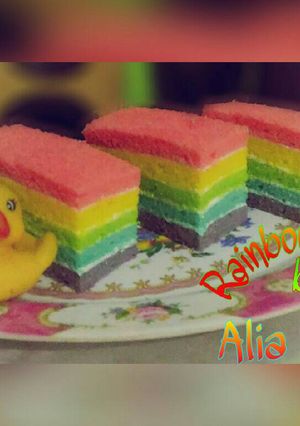 Foto resep Rainbow Cake (ny.Liem)