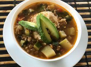 Una foto de Sopa de lentejas a mi manera