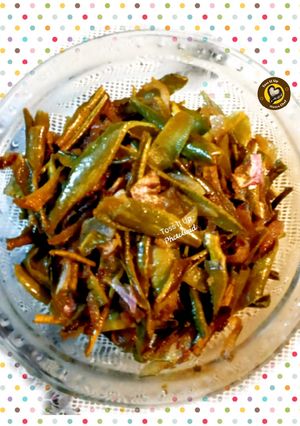 A picture of Pointed Gourd Peels Dish.