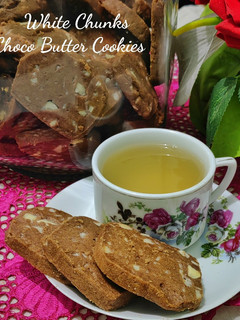Foto resep White Chunks Choco Butter Cookies
