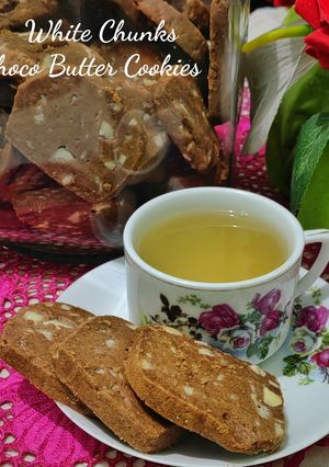 Foto resep White Chunks Choco Butter Cookies