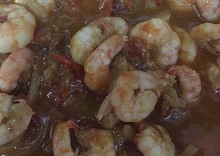 Resep Udang saos tiram yang Enak
