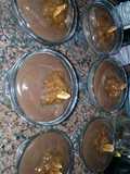 Crema de chocolate con dulce de leche y nuez