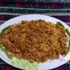 Qeema chana pilaao A picture of Qeema chana pilaao.