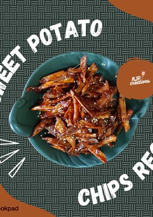 A picture of Kamote Chips | Sweet Potato Chips.