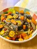 Ensalada súper completa con sardinillas y kumquats - Semana 21 de embarazo
