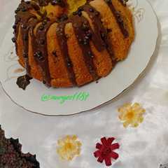 🎂کیک زعفرانی شکلات چیپس تولد پسرم🎂-レシピのメイン写真