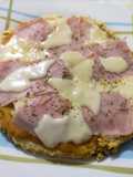Pizza en masa de avena